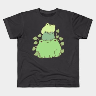 Frogs stack illustration Kids T-Shirt